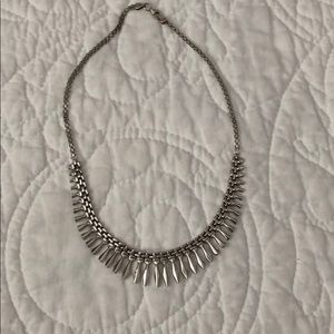White gold necklace